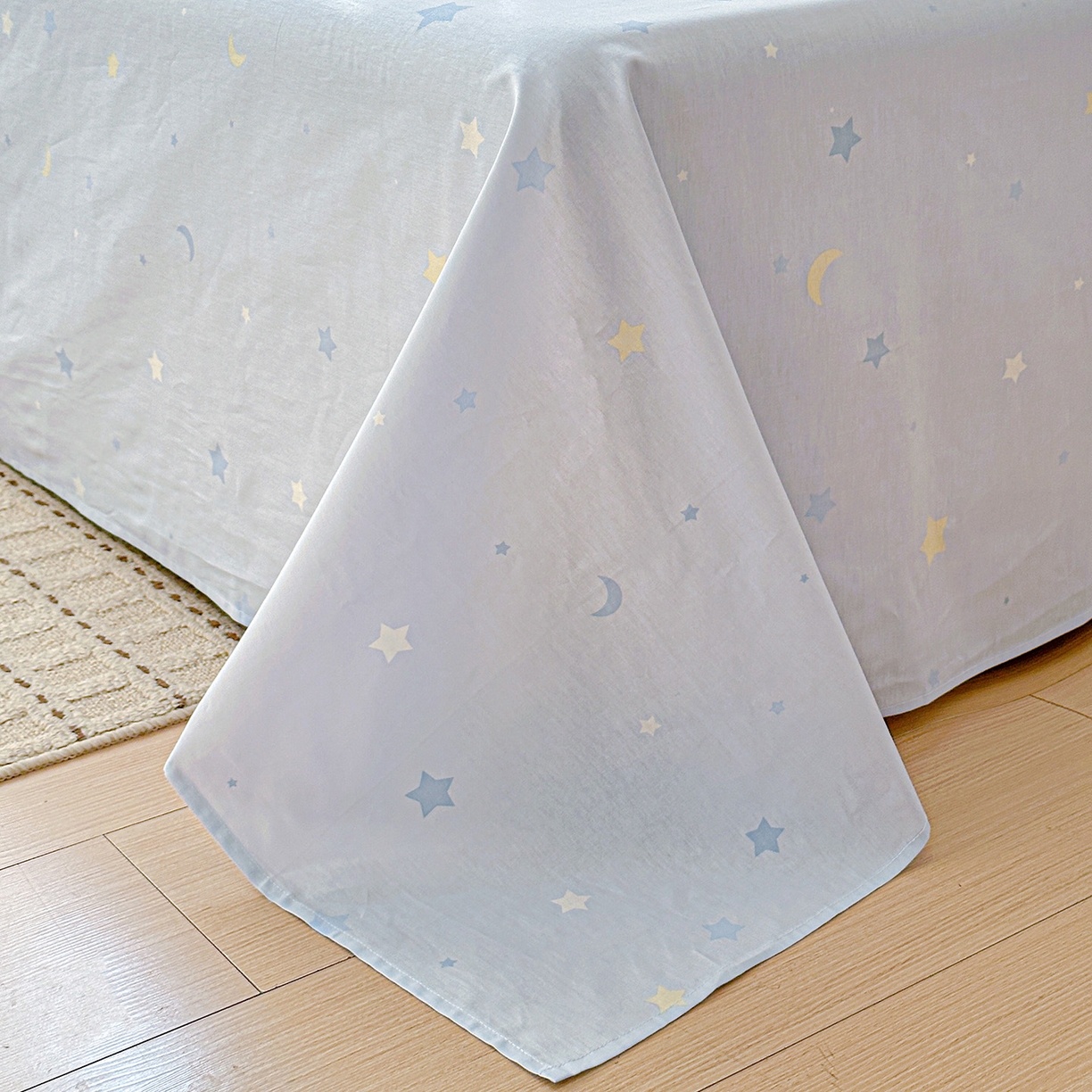 91家纺网 家纺一手货源 找家纺 依庭 2026新款12868全棉纯棉印花床单单品床单床单单件-第二批 星眠小熊-B