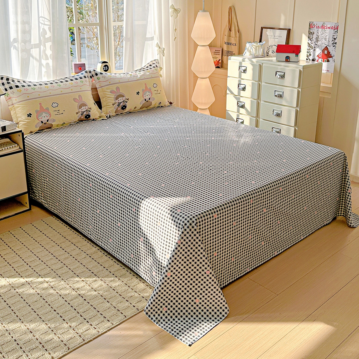 91家纺网 家纺一手货源 找家纺 （总）依庭 2026新款12868全棉纯棉印花床单单品床单床单单件-第二批