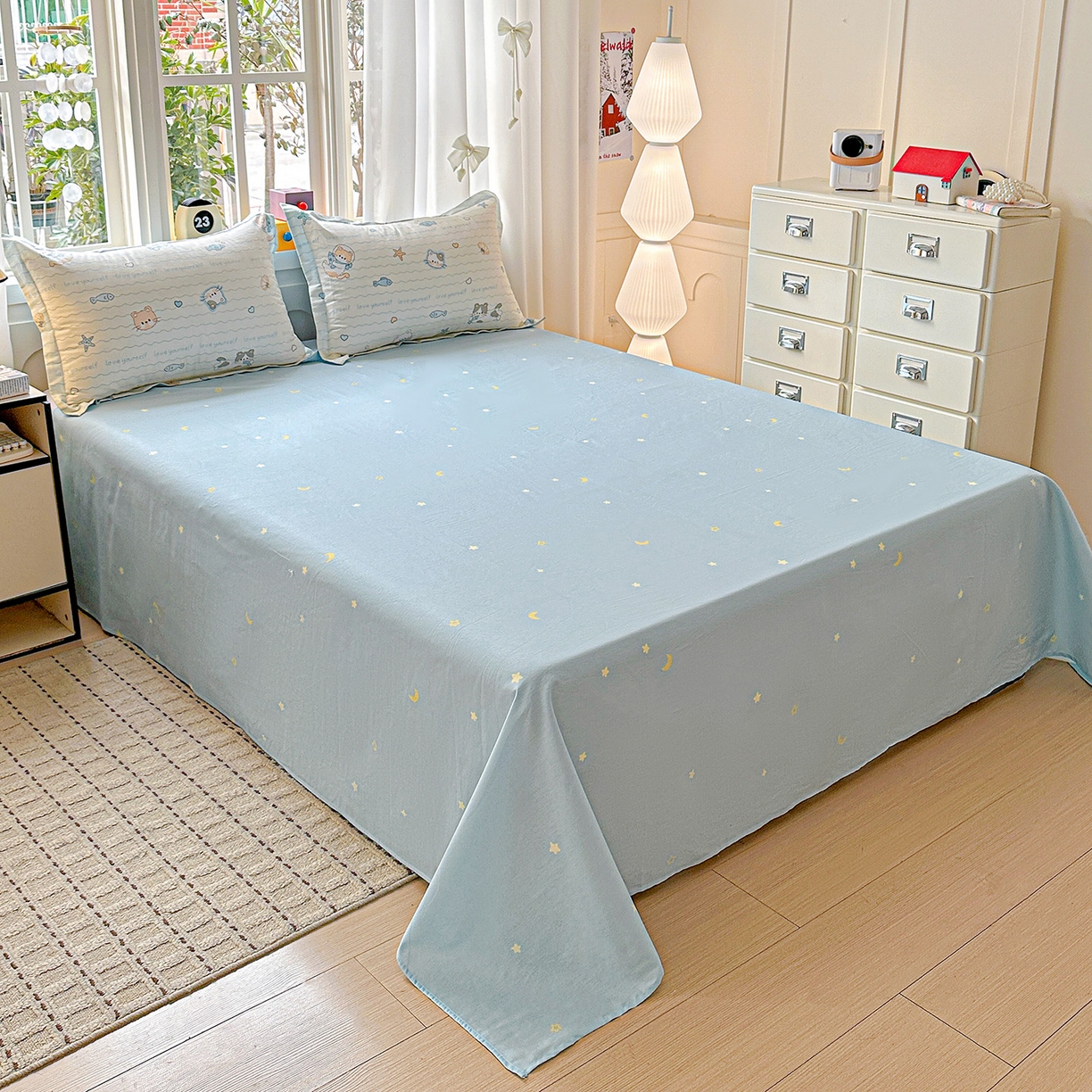 依庭 2026新款12868全棉纯棉印花床单单品床单床单单件-第二批 猫咪宝贝-B