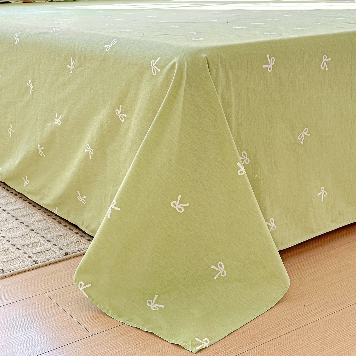 91家纺网 家纺一手货源 找家纺 依庭 2026新款12868全棉纯棉印花床单单品床单床单单件-第二批 浪漫小屋-B