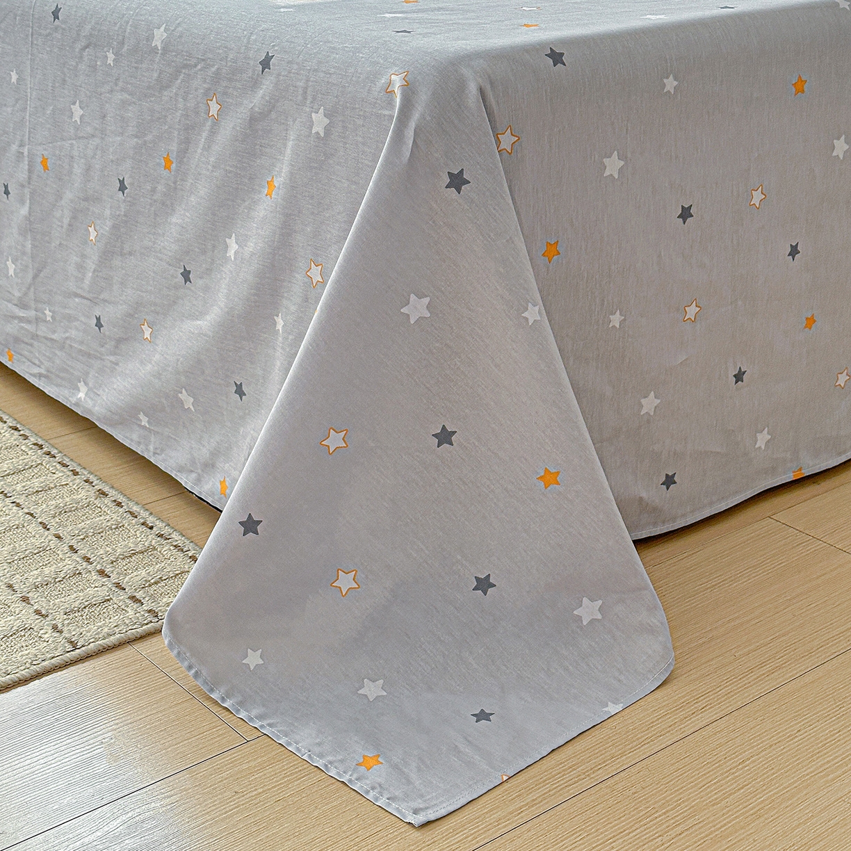 91家纺网 家纺一手货源 找家纺 依庭 2026新款12868全棉纯棉印花床单单品床单床单单件-第二批 悦动星城-B