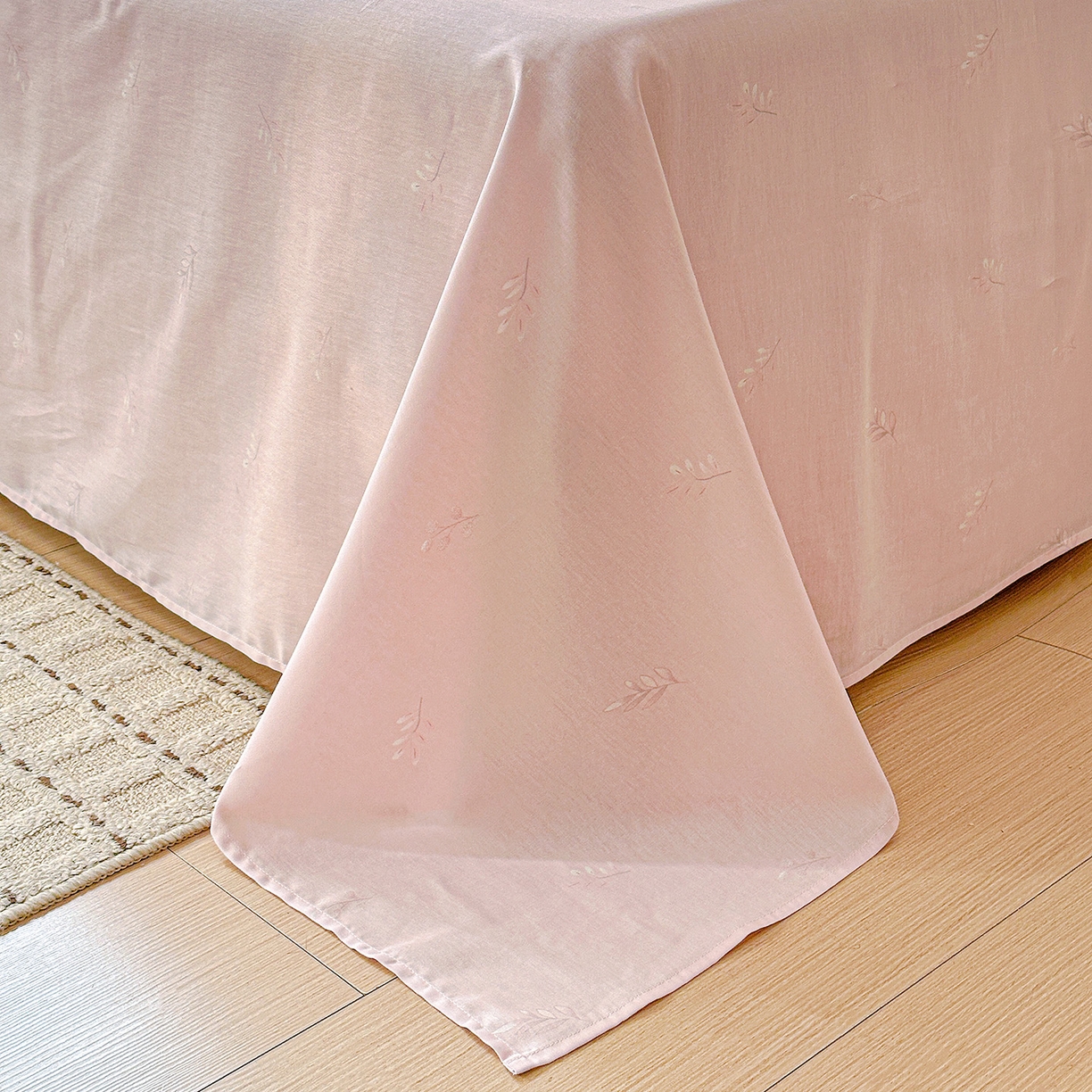 91家纺网 家纺一手货源 找家纺 依庭 2026新款12868全棉纯棉印花床单单品床单床单单件-第二批 叶语轻喃-B