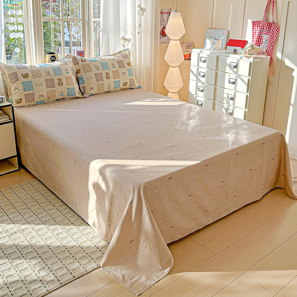 依庭 2026新款12868全棉纯棉印花床单单品床单床单单件-第二批 手账日记-B