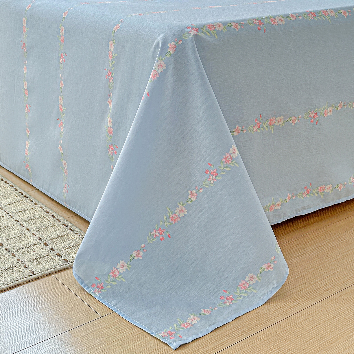 91家纺网 家纺一手货源 找家纺 依庭 2026新款12868全棉纯棉印花床单单品床单床单单件-第二批 半夏时光-B