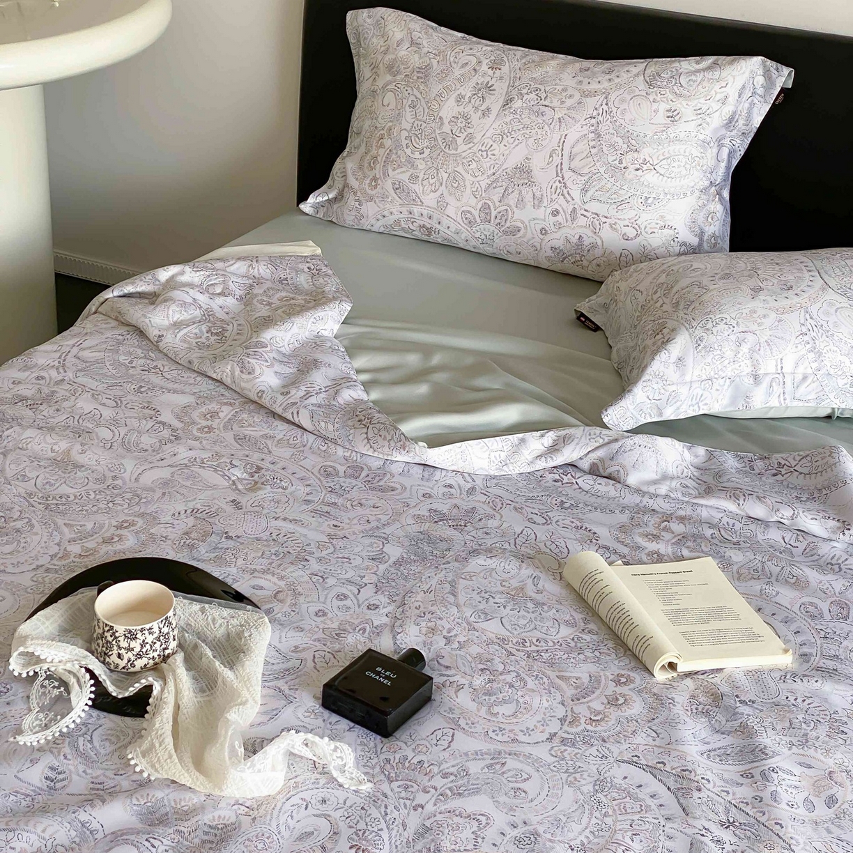 91家纺网 家纺一手货源 找家纺 丽笙被芯 2026新款A类兰精天丝数码印花Naia镂空夏被夏凉被空调被-系列二 芙蔓