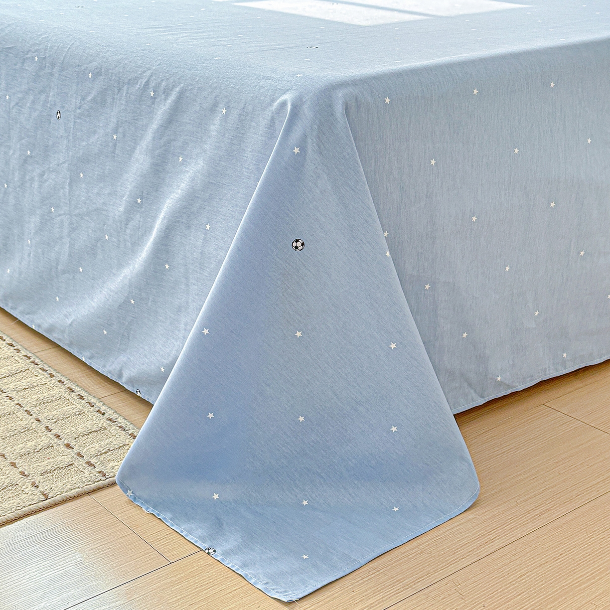 91家纺网 家纺一手货源 找家纺 依庭 2026新款12868全棉纯棉印花床单单品床单床单单件-第二批 足球小将-B