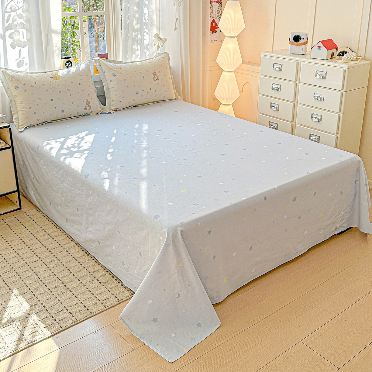 依庭 2026新款12868全棉纯棉印花床单单品床单床单单件-第二批 星眠小熊-B