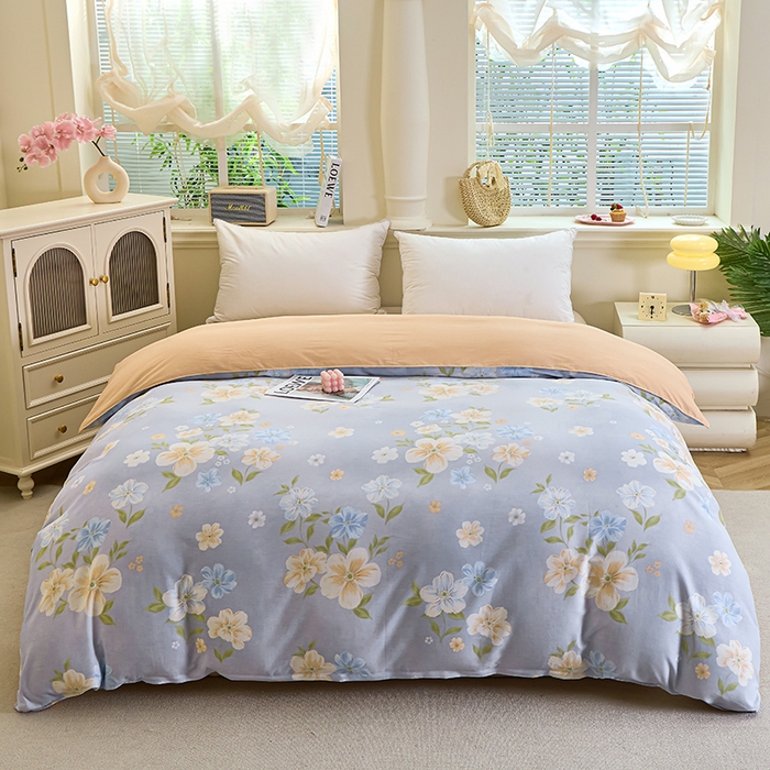 91家纺网 家纺一手货源 找家纺 （总）馨雅家纺 2026新款简欧纯棉印花被套单品被套被套单件