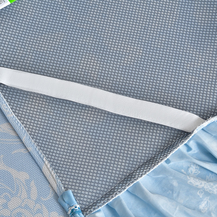 91家纺网 家纺一手货源 找家纺 （总）梦之星 2026新款豆豆冰丝软凉席印花复合床裙款三件套