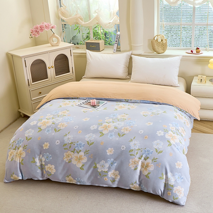 91家纺网 家纺一手货源 找家纺 （总）馨雅家纺 2026新款简欧纯棉印花被套单品被套被套单件