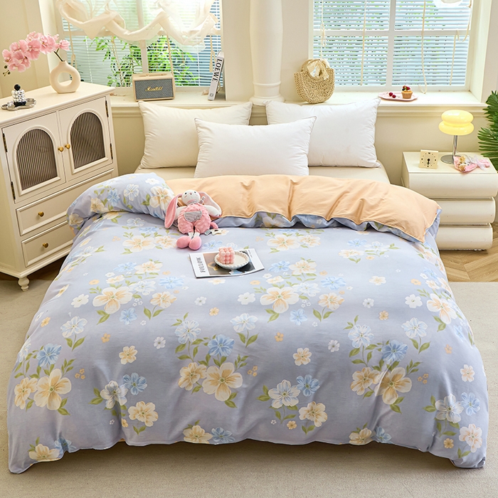 91家纺网 家纺一手货源 找家纺 （总）馨雅家纺 2026新款简欧纯棉印花被套单品被套被套单件