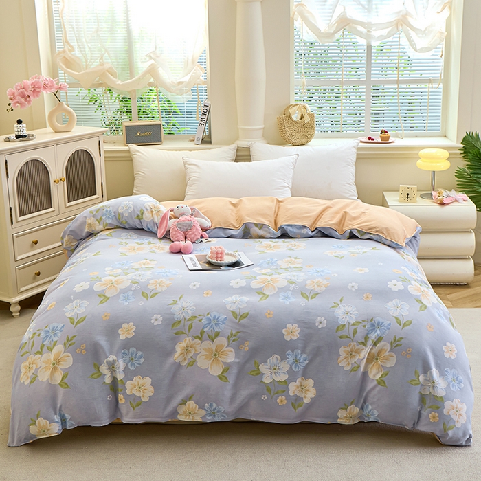 91家纺网 家纺一手货源 找家纺 （总）馨雅家纺 2026新款简欧纯棉印花被套单品被套被套单件