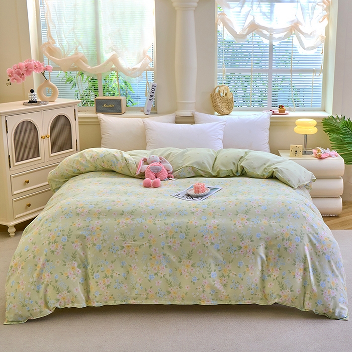 91家纺网 家纺一手货源 找家纺 （总）馨雅家纺 2026新款简欧纯棉印花被套单品被套被套单件