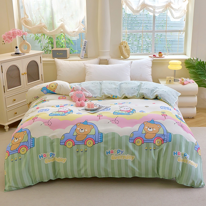 91家纺网 家纺一手货源 找家纺 （总）馨雅家纺 2026新款简欧纯棉印花被套单品被套被套单件