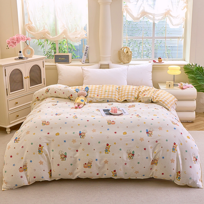 91家纺网 家纺一手货源 找家纺 （总）馨雅家纺 2026新款简欧纯棉印花被套单品被套被套单件