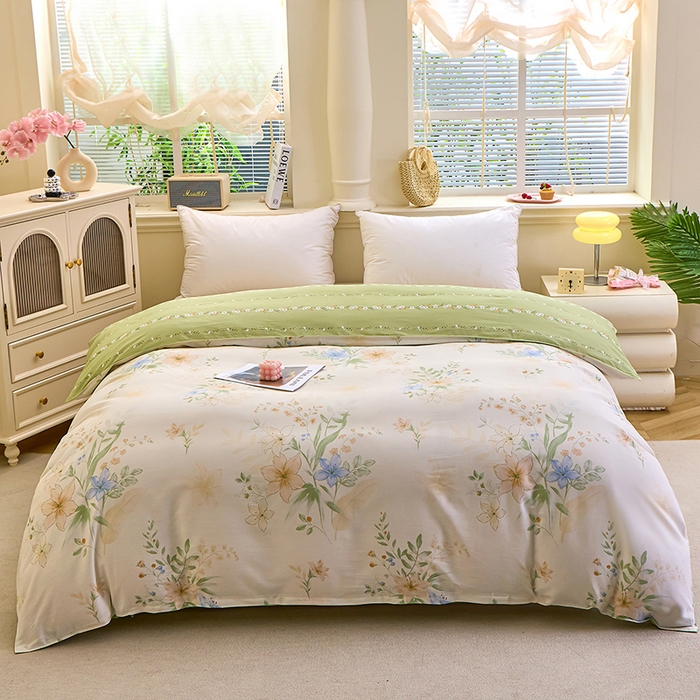 91家纺网 家纺一手货源 找家纺 （总）馨雅家纺 2026新款简欧纯棉印花被套单品被套被套单件