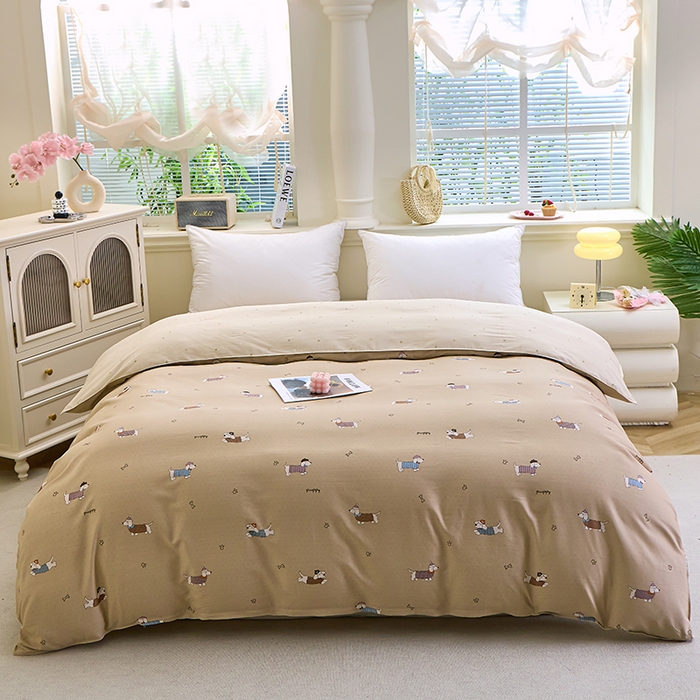 91家纺网 家纺一手货源 找家纺 （总）馨雅家纺 2026新款简欧纯棉印花被套单品被套被套单件