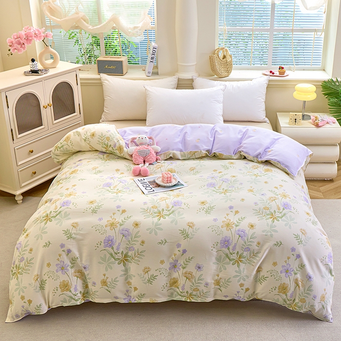 91家纺网 家纺一手货源 找家纺 （总）馨雅家纺 2026新款简欧纯棉印花被套单品被套被套单件