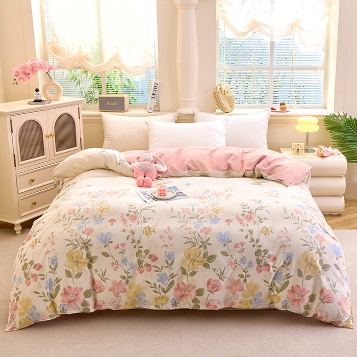 91家纺网 家纺一手货源 找家纺 （总）馨雅家纺 2026新款简欧纯棉印花被套单品被套被套单件