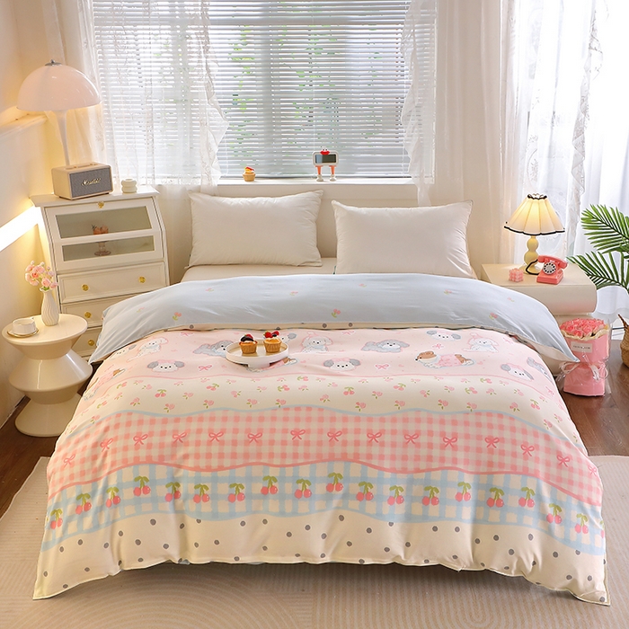 91家纺网 家纺一手货源 找家纺 （总）馨雅家纺 2026新款简欧纯棉印花被套单品被套被套单件