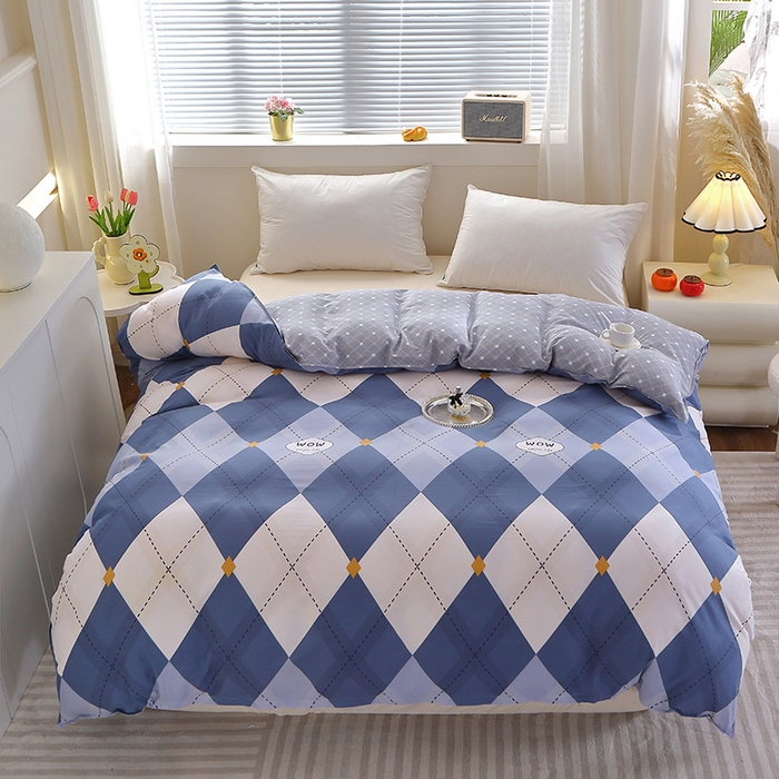 91家纺网 家纺一手货源 找家纺 （总）馨雅家纺 2026新款简欧纯棉印花被套单品被套被套单件