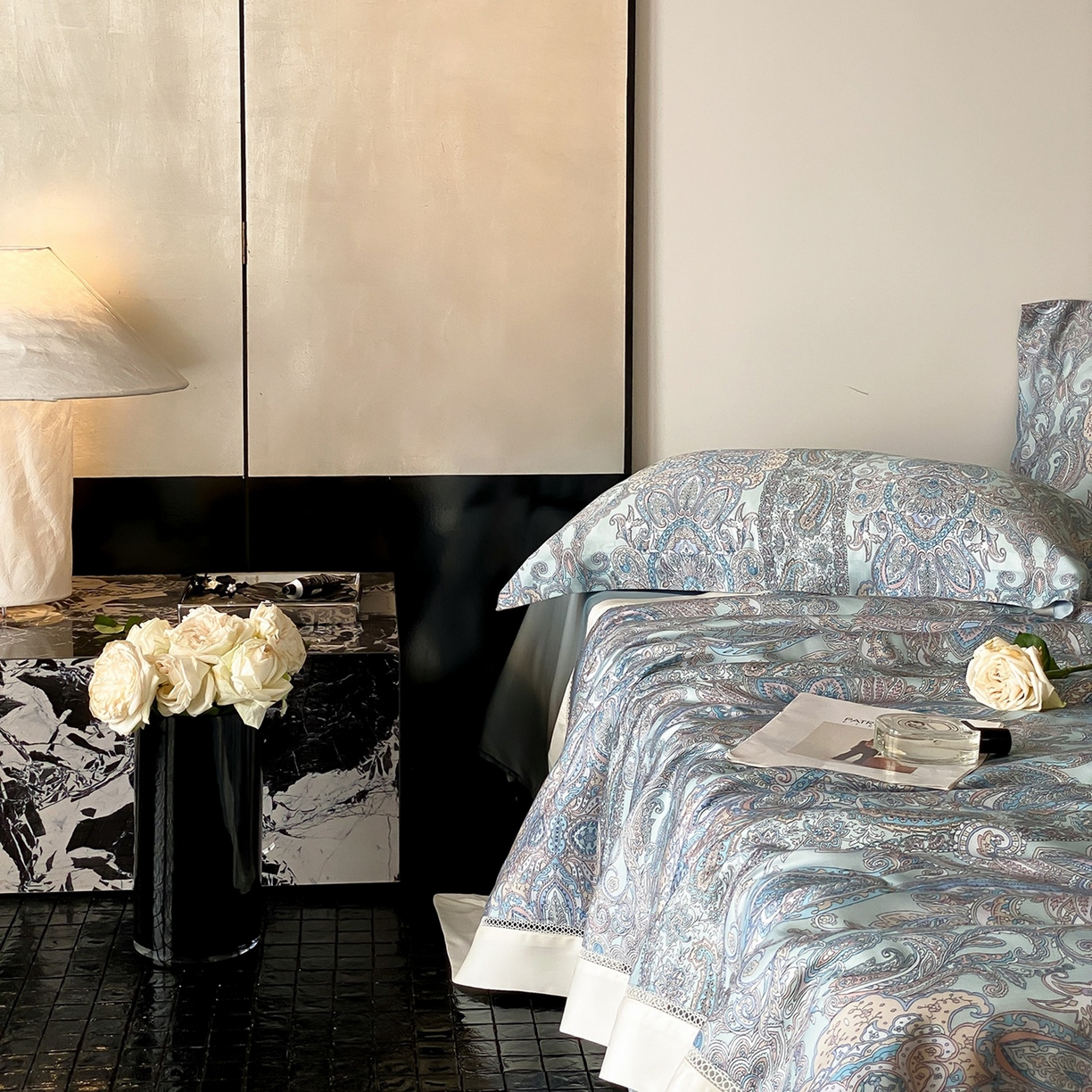 91家纺网 家纺一手货源 找家纺 丽笙被芯 2026新款A类兰精天丝数码印花Naia镂空夏被夏凉被空调被-系列二 娜莉斯