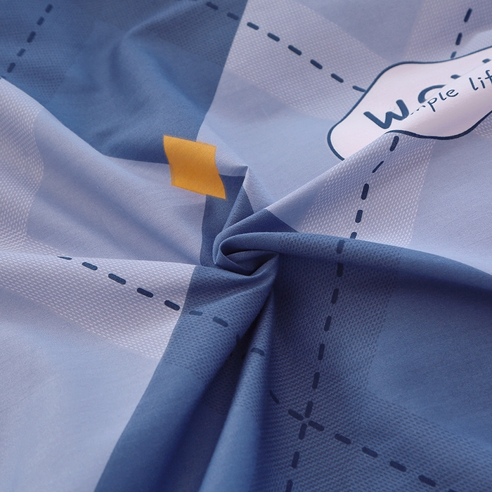 91家纺网 家纺一手货源 找家纺 馨雅家纺 2026新款简欧纯棉印花被套单品被套被套单件 意林-兰