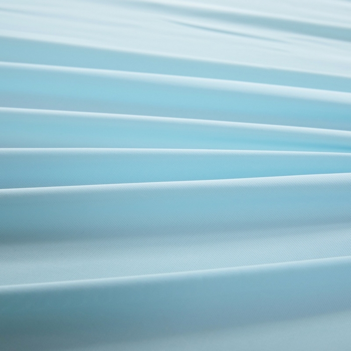 91家纺网 家纺一手货源 找家纺 宇淳国际 2026新款锦氨凉感冰丝床笠 海蓝