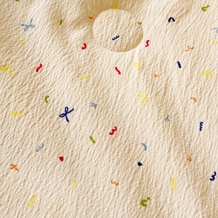 91家纺网 家纺一手货源 找家纺 韩约家纺 2026春夏新款皱皱纱床盖款夏被夏凉被空调被四件套 蜡笔画