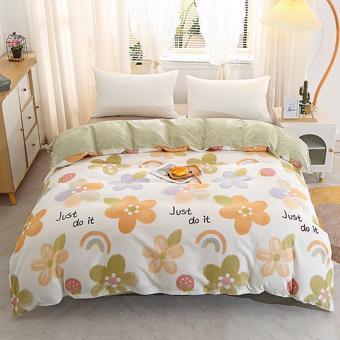 馨雅家纺 2026新款简欧纯棉印花被套单品被套被套单件 安暖如夏