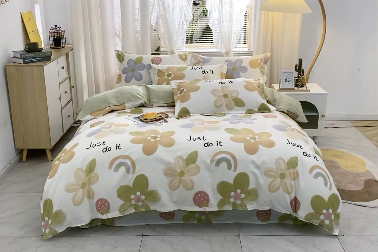 91家纺网 家纺一手货源 找家纺 馨雅家纺 2026新款简欧纯棉印花被套单品被套被套单件 安暖如夏