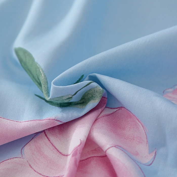 91家纺网 家纺一手货源 找家纺 馨雅家纺 2026新款简欧纯棉印花被套单品被套被套单件 凝香秋水