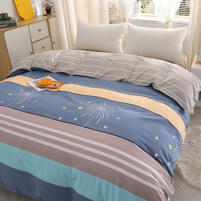 91家纺网 家纺一手货源 找家纺 馨雅家纺 2026新款简欧纯棉印花被套单品被套被套单件 仰望星空