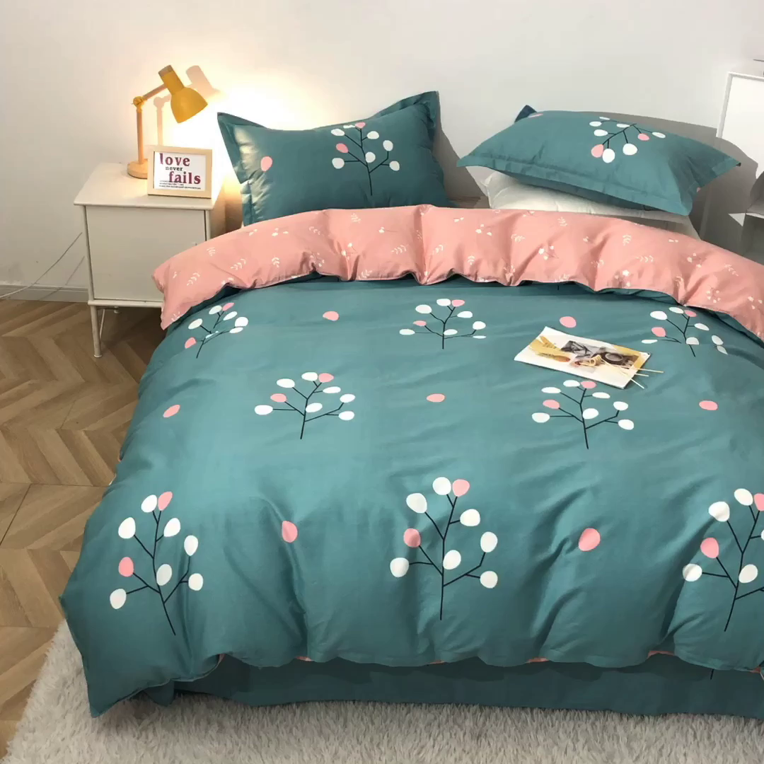 91家纺网 家纺一手货源 找家纺 馨雅家纺 2026新款简欧纯棉印花被套单品被套被套单件 阿黛尔