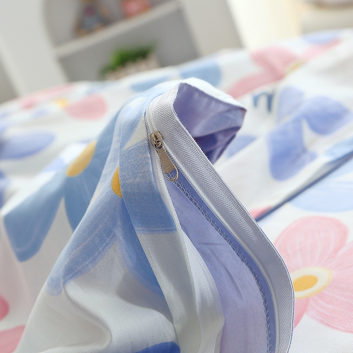 91家纺网 家纺一手货源 找家纺 馨雅家纺 2026新款简欧纯棉印花被套单品被套被套单件 浅浅花漾