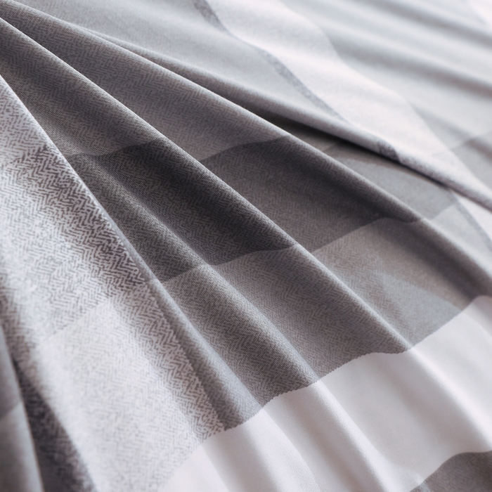 91家纺网 家纺一手货源 找家纺 馨雅家纺 2026新款简欧纯棉印花被套单品被套被套单件 巴比伦-灰