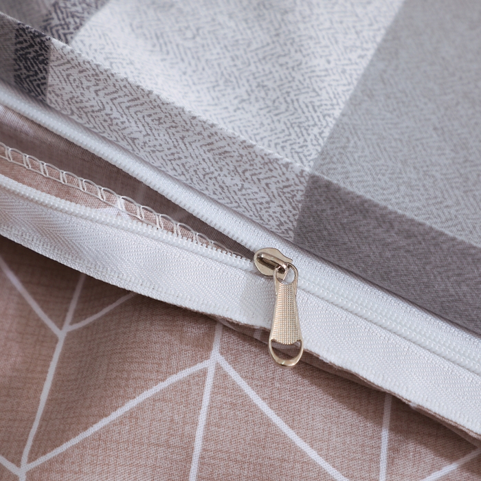 91家纺网 家纺一手货源 找家纺 馨雅家纺 2026新款简欧纯棉印花被套单品被套被套单件 巴比伦-灰