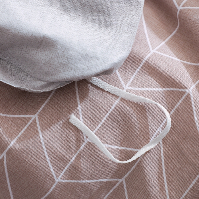 91家纺网 家纺一手货源 找家纺 馨雅家纺 2026新款简欧纯棉印花被套单品被套被套单件 巴比伦-灰