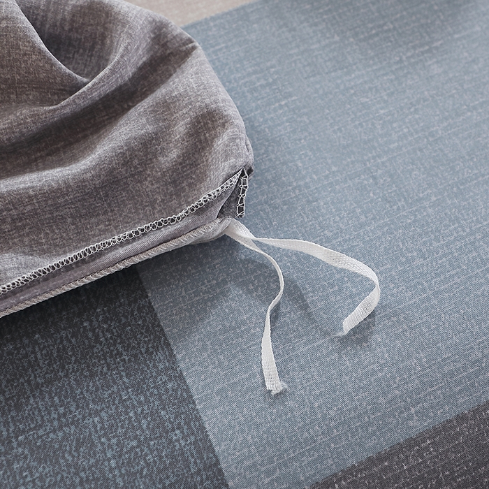 91家纺网 家纺一手货源 找家纺 馨雅家纺 2026新款简欧纯棉印花被套单品被套被套单件 奶昔-蓝