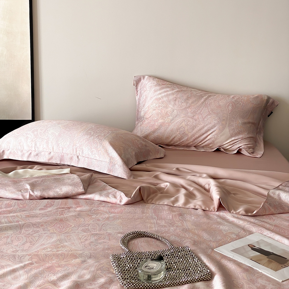 91家纺网 家纺一手货源 找家纺 丽笙被芯 2026新款A类兰精天丝数码印花Naia镂空夏被夏凉被空调被-系列二 悠觅