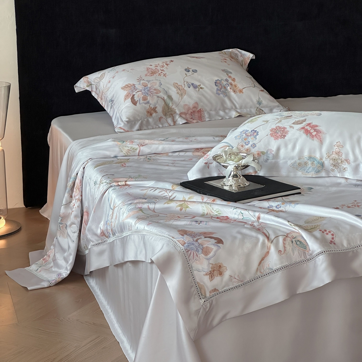 91家纺网 家纺一手货源 找家纺 丽笙被芯 2026新款A类兰精天丝数码印花Naia镂空夏被夏凉被空调被-系列二 韵色