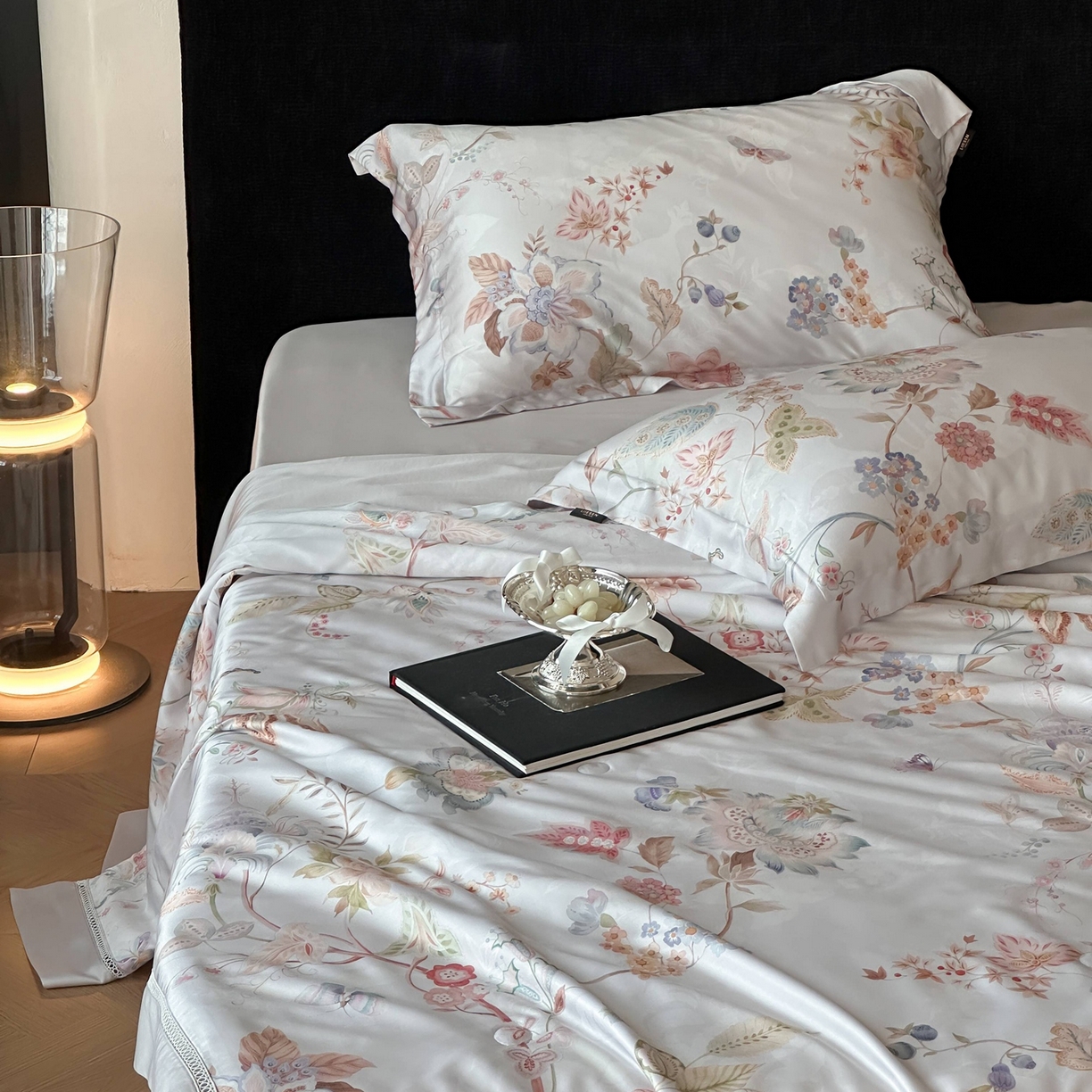 91家纺网 家纺一手货源 找家纺 丽笙被芯 2026新款A类兰精天丝数码印花Naia镂空夏被夏凉被空调被-系列二 韵色