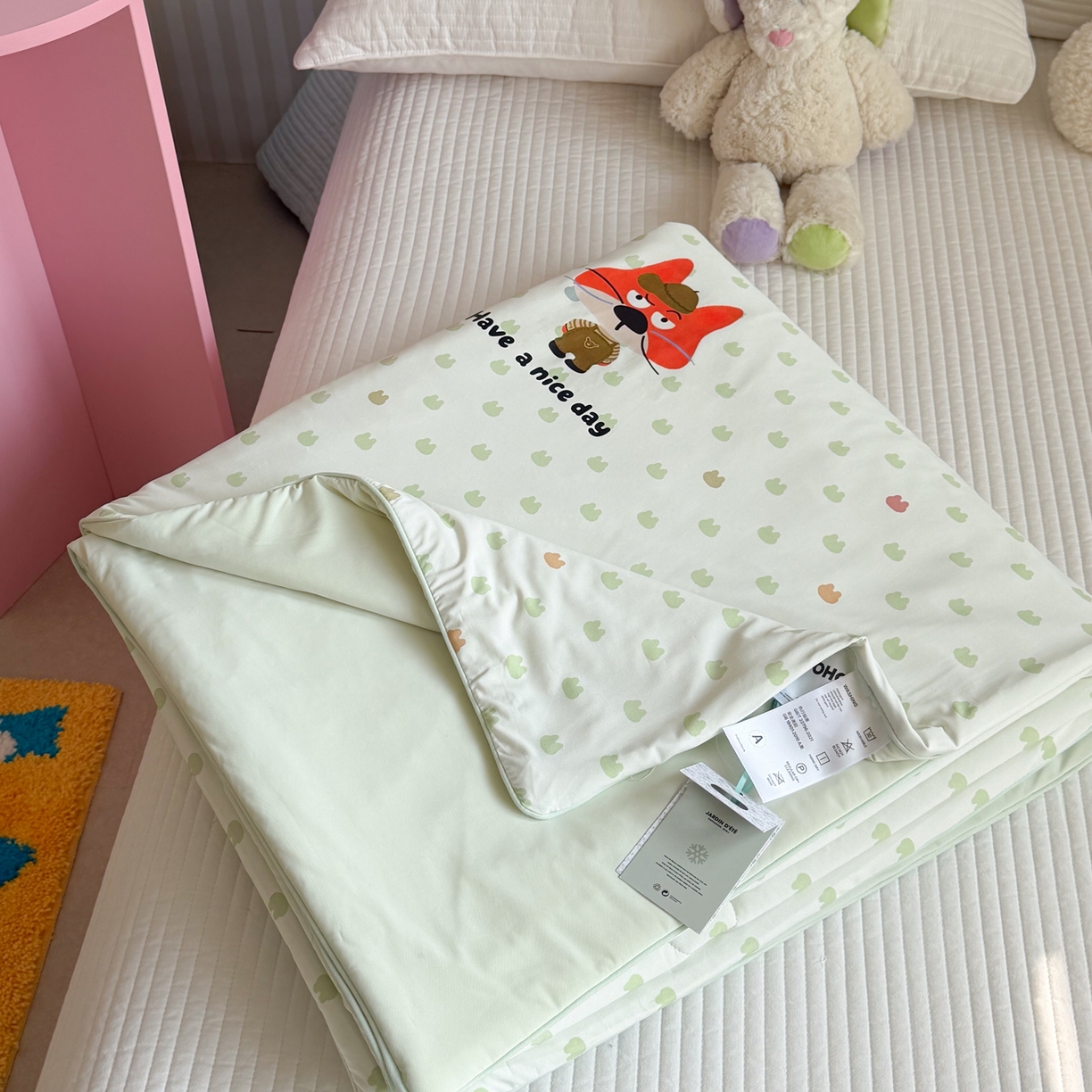 91家纺网 家纺一手货源 找家纺 （总）一户屋（原有货） 2026春夏新款锦氨凉感彩虹糖冰冰被夏凉被空调被
