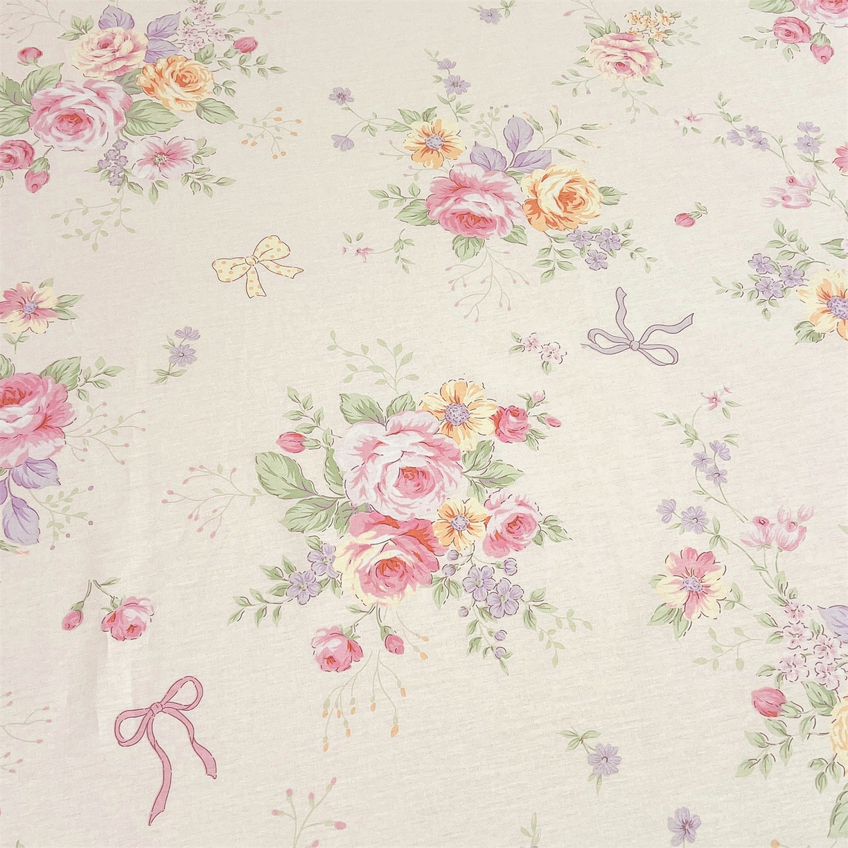 91家纺网 家纺一手货源 找家纺 宜凡家纺 2026新款全棉公主风单层床裙四件套 玉容昭婉