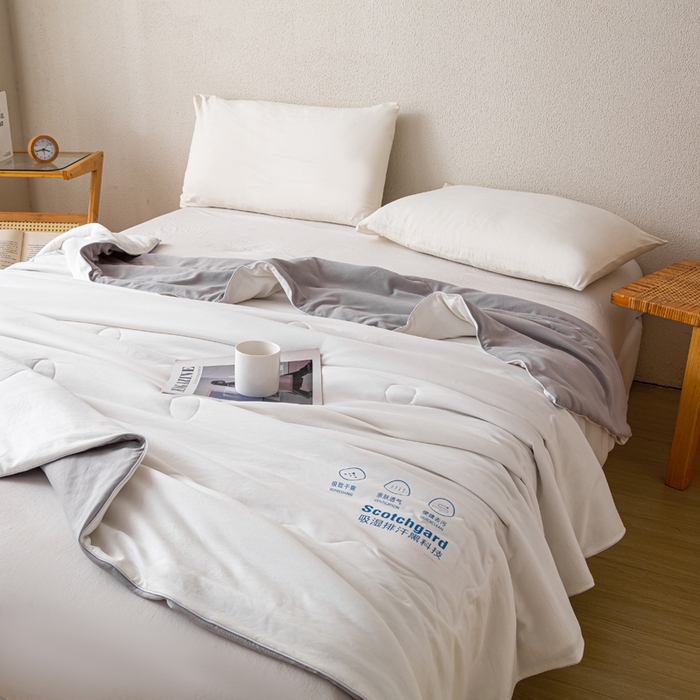 91家纺网 家纺一手货源 找家纺 （总）红日子纺织品 2026新款A类水洗棉冰淇淋夏被空调被