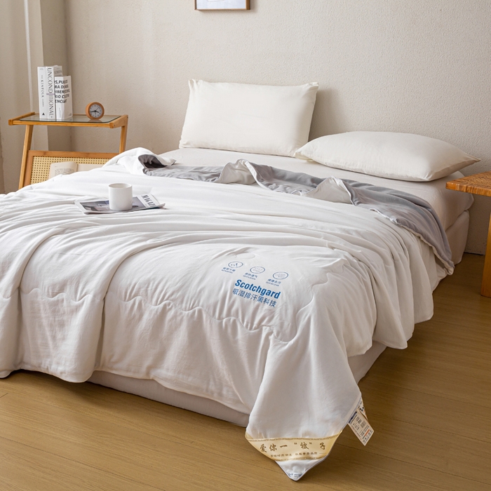 91家纺网 家纺一手货源 找家纺 （总）红日子纺织品 2026新款A类水洗棉冰淇淋夏被空调被