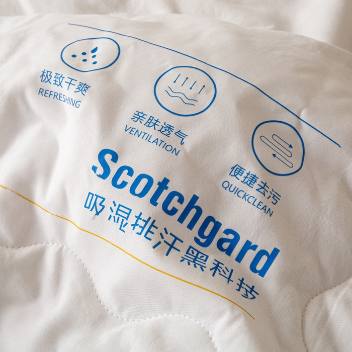 91家纺网 家纺一手货源 找家纺 红日子纺织品 2026新款A类水洗棉冰淇淋夏被空调被 卡其白