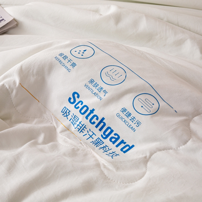 91家纺网 家纺一手货源 找家纺 红日子纺织品 2026新款A类水洗棉冰淇淋夏被空调被 果绿白