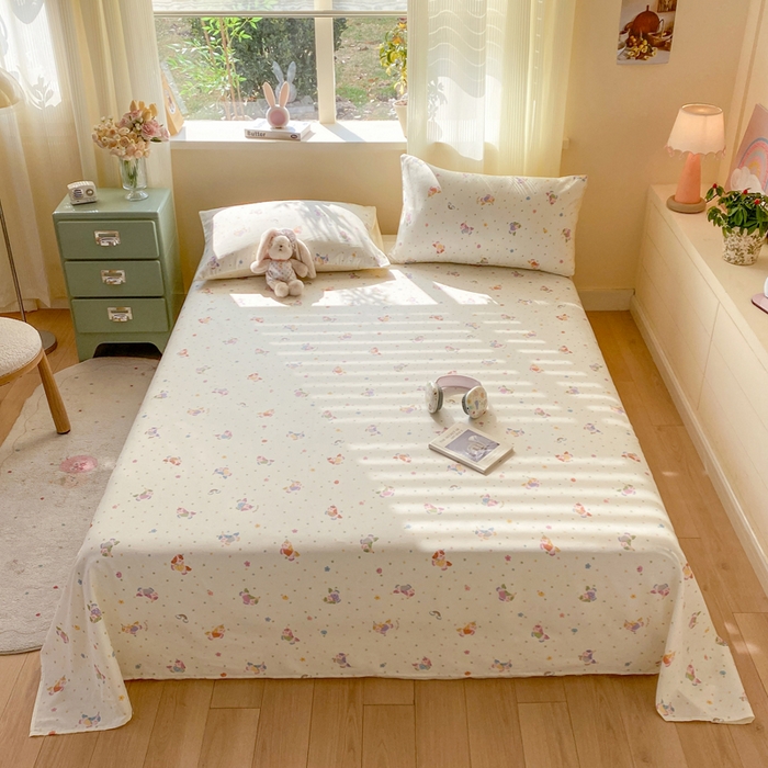 91家纺网 家纺一手货源 找家纺 （总）红日子纺织品 2026新款全棉纯棉单床单