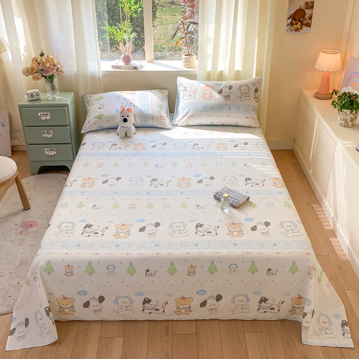 91家纺网 家纺一手货源 找家纺 （总）红日子纺织品 2026新款全棉纯棉单床单